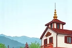 纸飞机飞过教室窗台的漫画画面